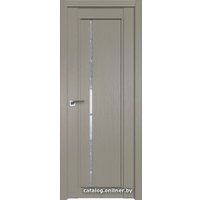 Межкомнатная дверь ProfilDoors 2.70XN L 50x190 (стоун, стекло дождь белый)