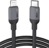 US387 20304 USB Type-C - Lightning (1 м, черный)