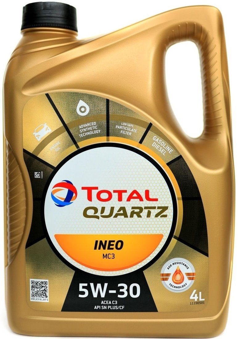 

Моторное масло Total Quartz Ineo MC3 5W-30 4л