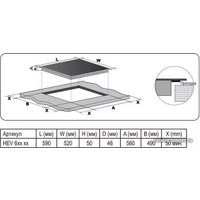 Варочная панель Evelux HEV 640 B