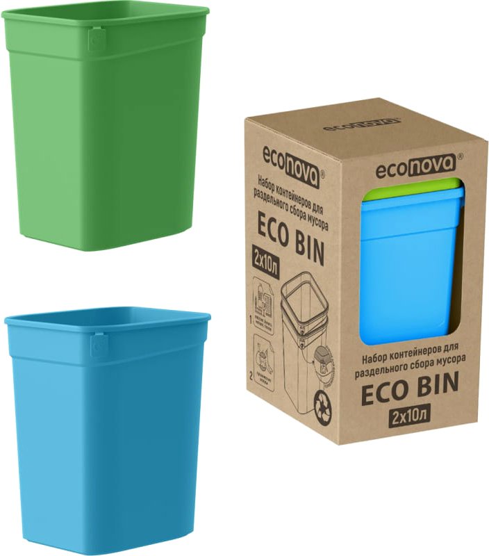 

Комплект мусорных ведер Econova Eco Bin 434261418