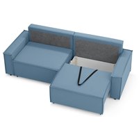 Диван Mio Tesoro Дюссельдорф 293 1.5ек-1.5ек (1175 Savanna Plus Blue)