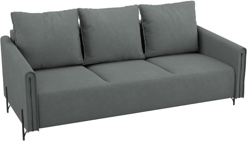 

Диван Mio Tesoro Aspen НПБ (Velutto 32 темно-серый)