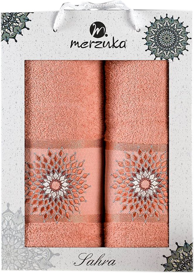 

Набор полотенец Merzuka Sahra 50x90/70x140 11627 (оранжевый)
