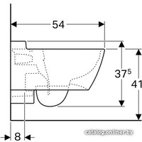 Унитаз подвесной Geberit Xeno2 Rimfree 500.500.01.1 (без сиденья)