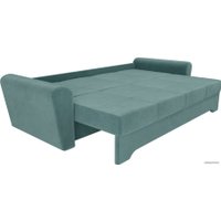 Диван Лига диванов Амстердам 105049 (велюр, бирюзовый)