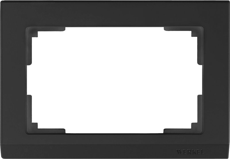 

Рамка Werkel WL04-Frame-01-DBL (Черный)