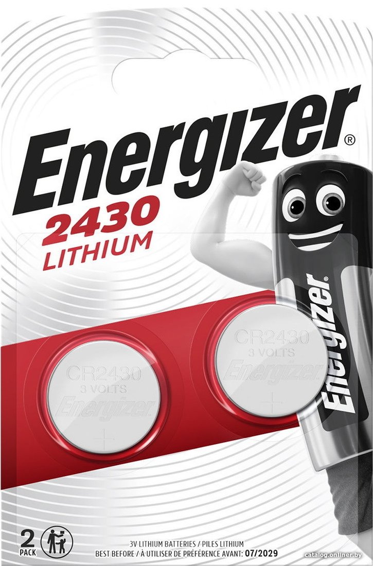 Батарейка Energizer CR2430 2 шт.