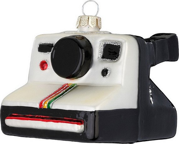 

Елочная игрушка Inge's Christmas Figural Glass Ornaments Палароид (фотоаппарат) 64927H120