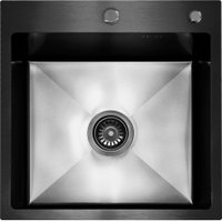 Кухонная мойка Blantek FS-5050B Nano black ECO (+501F40-B)