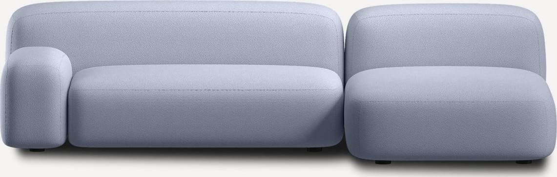 

Модульный диван Divan Риббл-2 Bucle Lilac 221056 (фиолетовый)