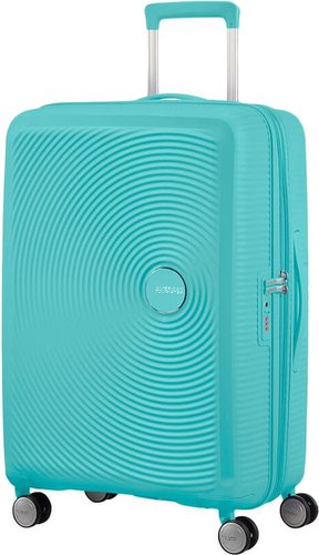 Чемодан-спиннер American Tourister Soundbox Poolside Blue 67 см