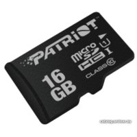 Карта памяти Patriot MicroSDHC LX Series PSF16GMDC10 16GB