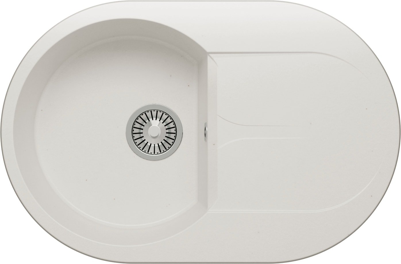 

Кухонная мойка Polygran Atol-760 (белый хлопок 36)