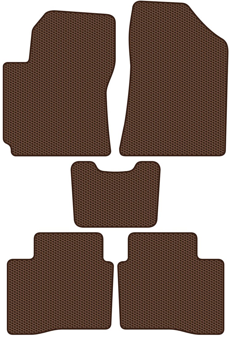 

Комплект ковриков для авто Alicosta Changan Eado plus I (седан) 2019 - Н.В. (коричневый, сота)