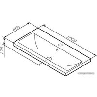 Умывальник AM.PM X-Joy M85AWCC1002WG