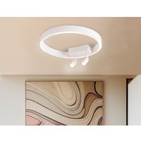 Припотолочная люстра Ambrella light Comfort FL5805/1+2 WH (белый)