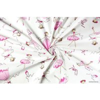 Простыня Amarobaby Балерины AMARO-5103-B (розовый)