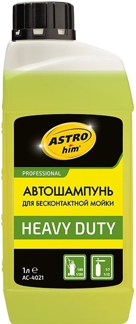 

ASTROhim Автошампунь для бесконтактной мойки Heavy Duty 1л AC-4021