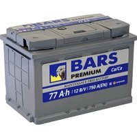Автомобильный аккумулятор BARS Premium 77 R+ (77 А·ч) + Бесплатная диагностика подвески или -30% на замену масла