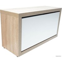 Тумба для обуви Анрат Элана 1.80 дуб сонома/белый