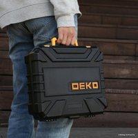 Дрель-шуруповерт Deko DKCD20FU-Li SET 195 063-4135 (с 2-мя АКБ, кейс, набор оснастки)