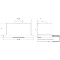 Кухонная вытяжка Elikor Slide 50П-1000 229459 (белый/стекло белое)