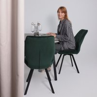 Кухонный стол Мамадома Tirk radial-110 раздвижной 110-142х70 (дымчатая керамика/черный)