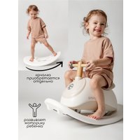 Каталка Amarobaby Enjoy AB24-7NJ/0012 (белый/коричневый)