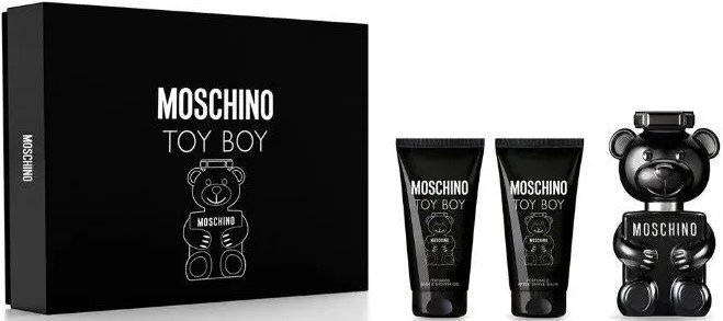 

Подарочный набор Moschino Toy Boy EdP 5 мл + бальзам после бритья + гель для душа