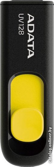ADATA DashDrive UV128 64GB (czarny/żółty)
