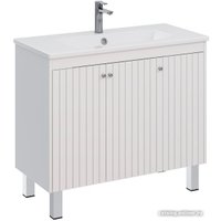  Lemark Тумба под умывальник Romance 100 LM07R100T (белый глянец)