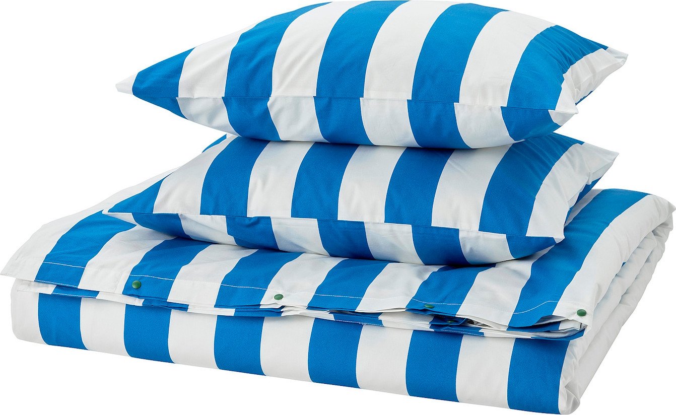 2-спальный комплект постельного белья Ikea Slanhostmal 205.789.91