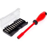 Набор отвертка с битами КВТ НИО-2210 (11 предметов)