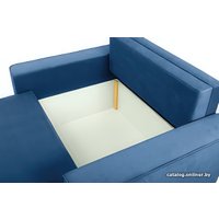 Диван Krones Клио (велюр, темно-синий)