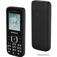 Кнопочный телефон Maxvi C3i (черный)