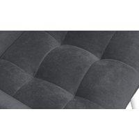 Стул Трия Шато конус Т2 (белый муар/велюр темно-серый)