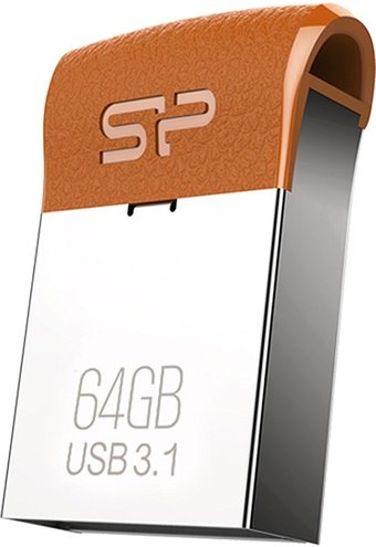 USB Flash Silicon-Power Jewel J35 64GB (серебристый)