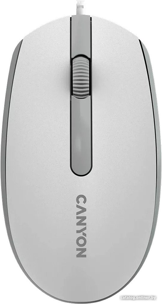 Мышь Canyon M-10 (белый/серый)