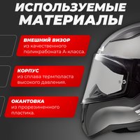 Мотошлем LS2 FF353 Rapid Solid (S, серый матовый)