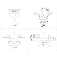 Точечный светильник Hotpoint TN6707 WH (белый)