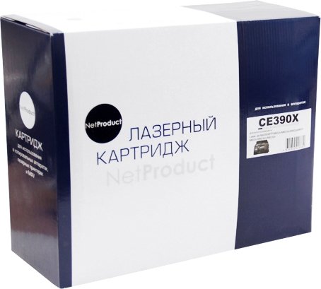 

Картридж NetProduct N-CE390X (аналог HP CE390X)