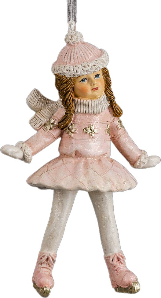 

Елочная игрушка Erich Krause Decor. Фигуристка зефирная 62436