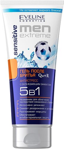 Гель после бритья Eveline Cosmetics Q10+R Men Extreme Sensitive 5 в 1 гель (200 мл)