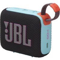 Беспроводная колонка JBL Go 4 (черный/оранжевый)