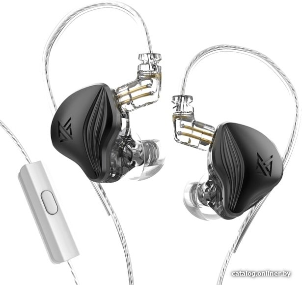 Наушники KZ Acoustics ZEX (с микрофоном, черный)