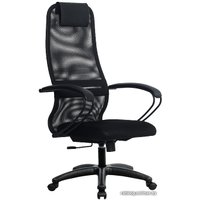 Офисное кресло Metta S-BP 8, Pl тр/сечен (пластиковые ролики, черный)