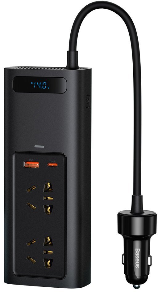 

Автомобильный инвертор Baseus In-car Inverter 150W (220V CN/EU)