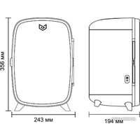 Бьюти-холодильник Meyvel MB-06C1W