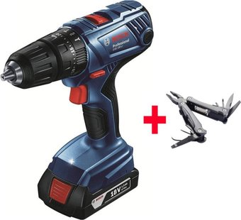 Ударная дрель-шуруповерт Bosch GSB 180-LI Professional 0615990K9T (с 2-мя АКБ, кейс)